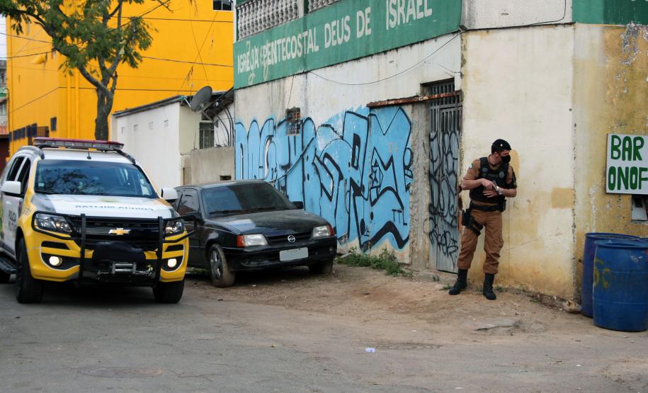Mais de 300 policiais militares estão nas ruas da região Central da Capital pela Operação Saturação