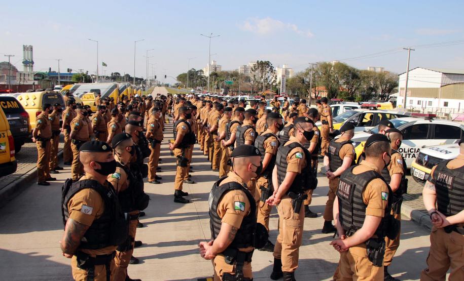Região Sul de Curitiba recebe reforço de mais de 250 policiais  com a Operação Saturação
