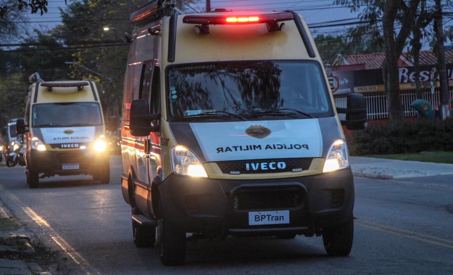 Bloqueios de trânsito e abordagens são foco da Operação Especializada do BPTran em Curitiba