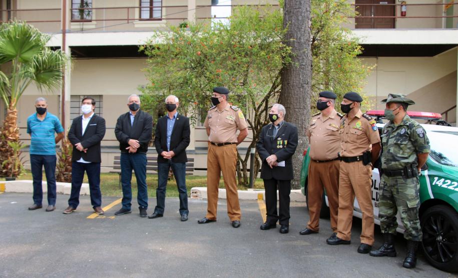 Capitão da Reserva Remunerada da PM é homenageado e planta mais duas Araucárias no Quartel do Comando-Geral em Curitiba