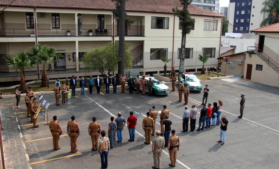 Capitão da Reserva Remunerada da PM é homenageado e planta mais duas Araucárias no Quartel do Comando-Geral em Curitiba