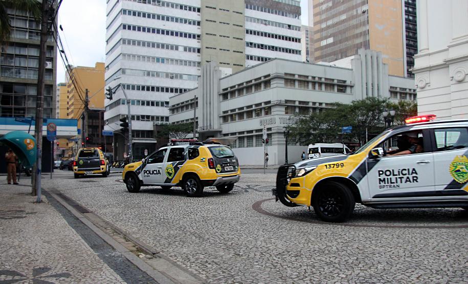 Operação Saturação reforça o policiamento da região Central e Noroeste de Curitiba