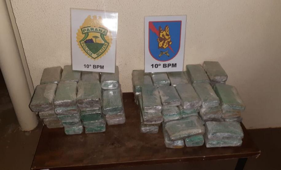 Após denúncia, PM apreende mais de 30 quilos de maconha em para-choque de carro no Norte do estado