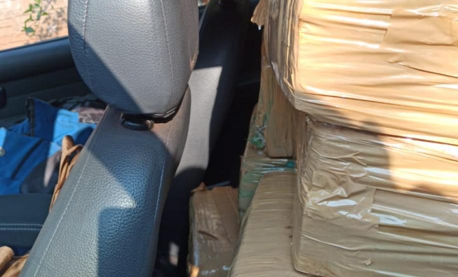 Em Guaíra (PR), PM apreende mais de meia tonelada de maconha durante patrulhamento