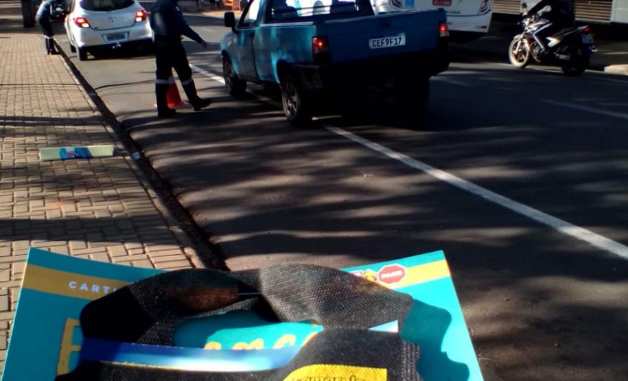 Em Telêmaco Borba (PR), PM participa de blitz educativa da Semana Nacional do Trânsito