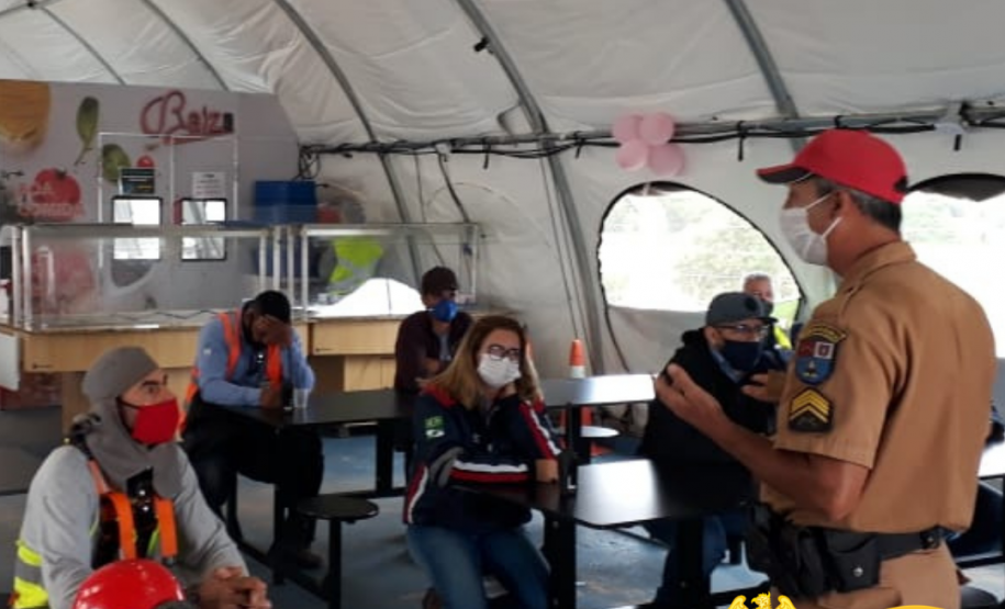 BPRv promove palestra de prevenção a acidentes de trânsito em Castro (PR)