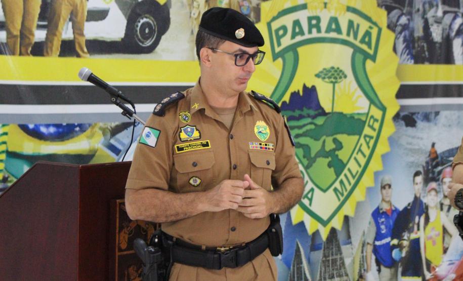 Em Maringá, unidades da Polícia Militar e do Corpo de Bombeiros recebem visita do Secretário