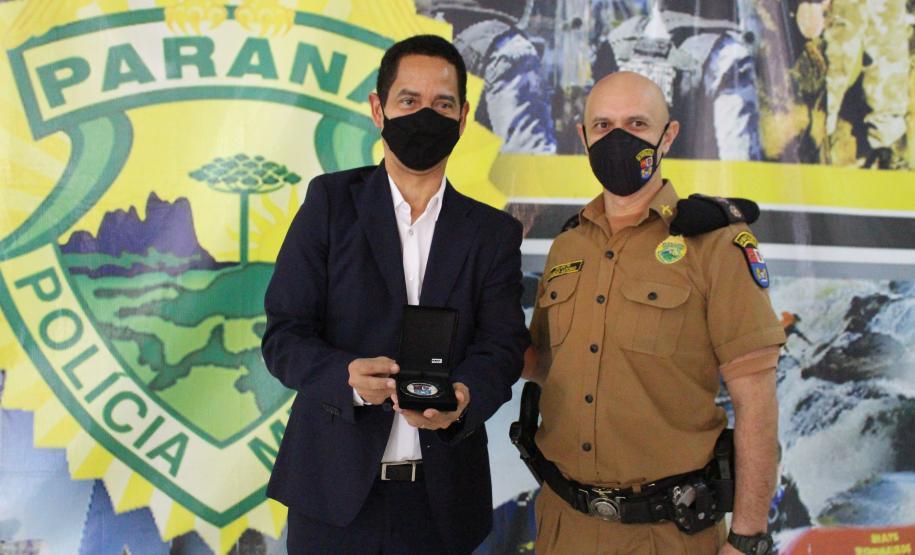 Em Maringá, unidades da Polícia Militar e do Corpo de Bombeiros recebem visita do Secretário