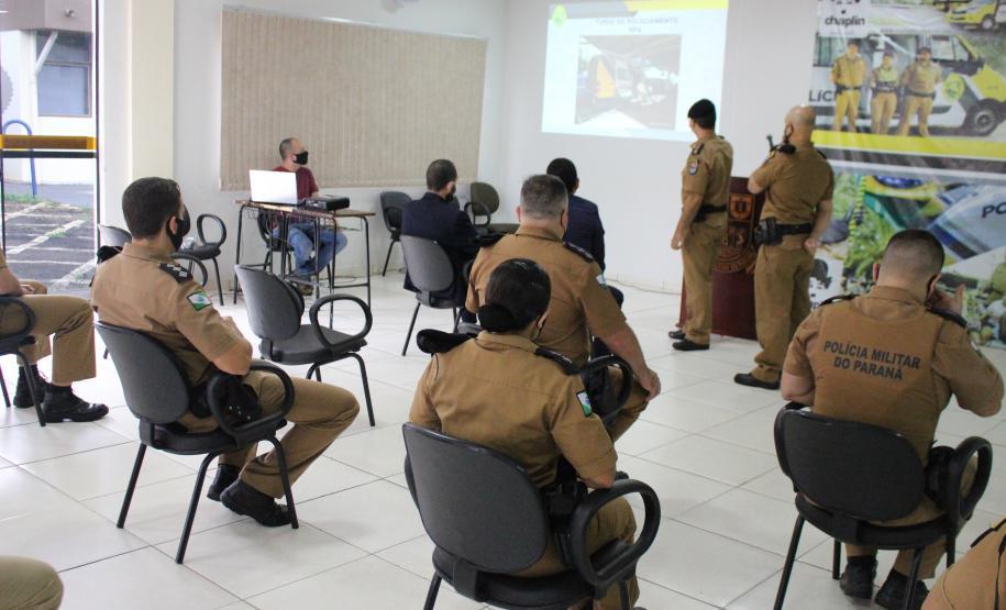 Em Maringá, unidades da Polícia Militar e do Corpo de Bombeiros recebem visita do Secretário
