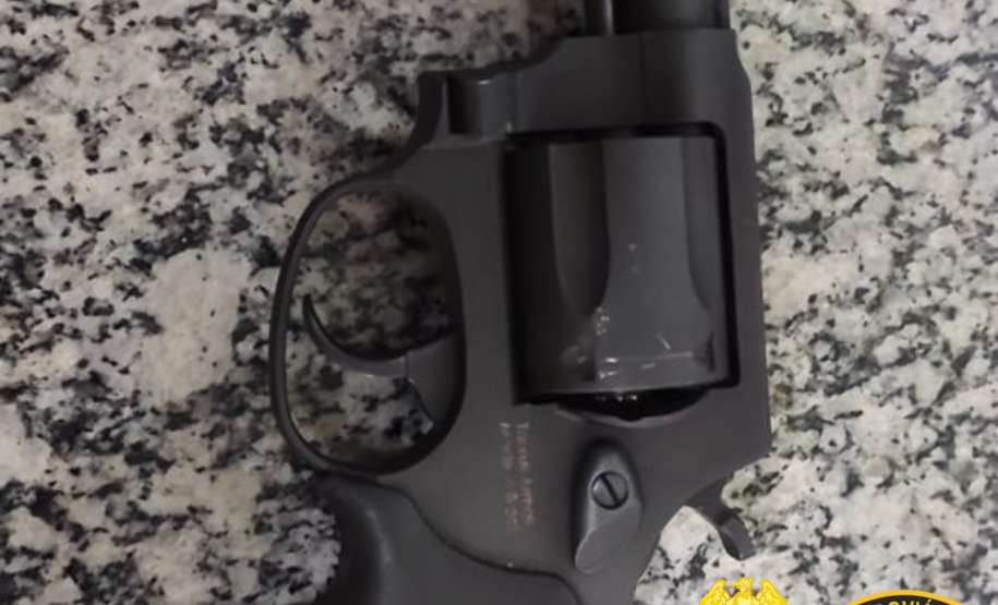 BPRv apreende mais de 50 quilos de maconha e um revólver em situações distintas