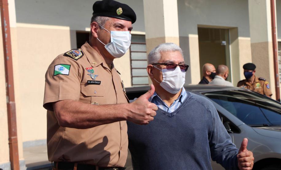 Veteranos da Polícia Militar e do Corpo de Bombeiros são homenageados durante solenidade em Curitiba