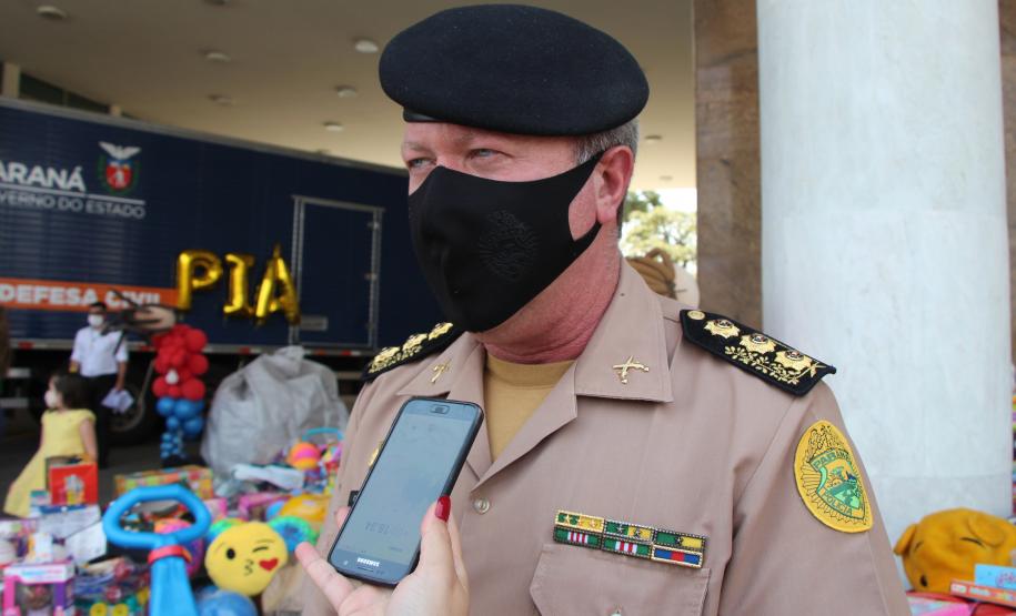 Polícia Militar doa quase 500 brinquedos a campanha Paraná Piá do Governo do Estado