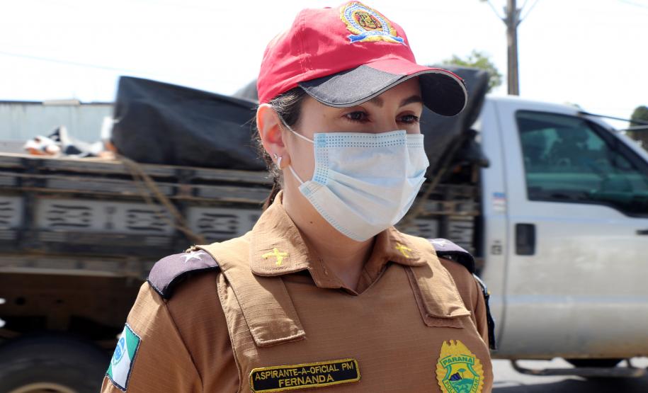 Policiais femininas fazem blitz de conscientização sobre prevenção ao câncer de mama em rodovia da RMC