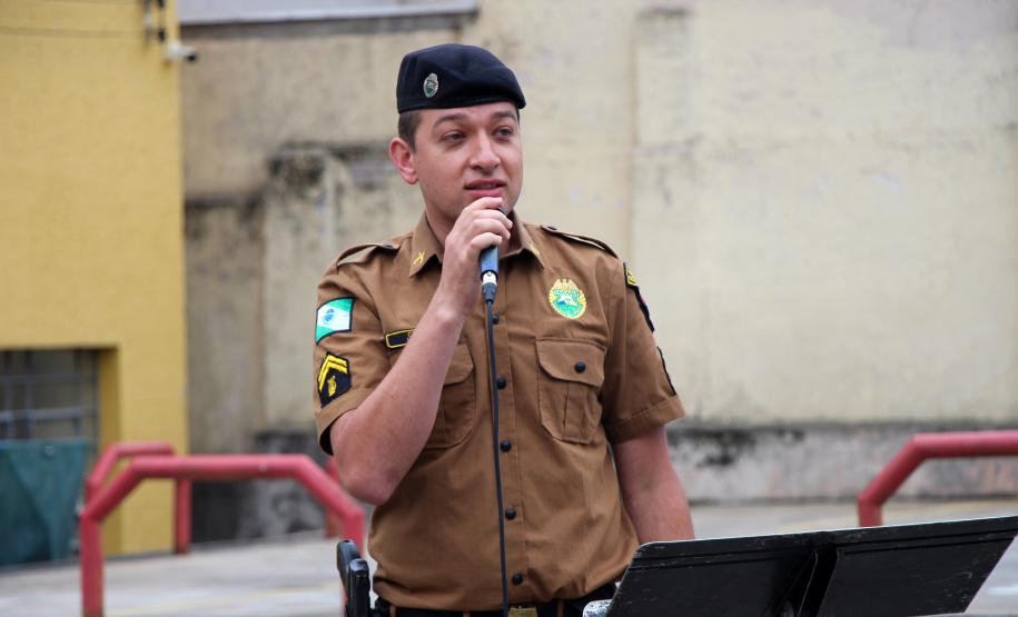 Banda de Música da PM faz apresentação em comemoração ao Dia do Professor em Curitiba