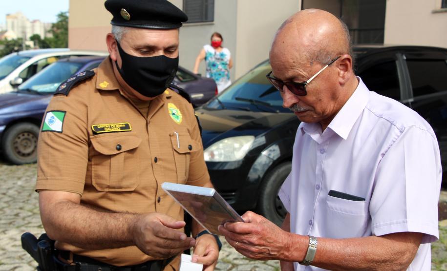 Após quase 40 anos na Reserva Remunerada, subtenente da PM recebe homenagem da Banda de Música em Curitiba