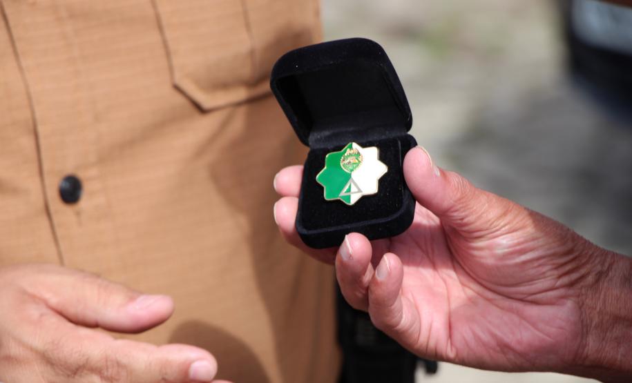 Após quase 40 anos na Reserva Remunerada, subtenente da PM recebe homenagem da Banda de Música em Curitiba