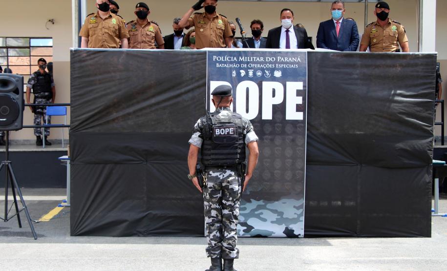 BOPE comemora 10 anos de criação com entrega de medalhas em Curitiba