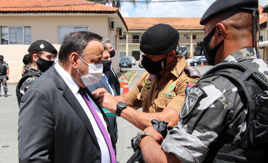 BOPE comemora 10 anos de criação com entrega de medalhas em Curitiba