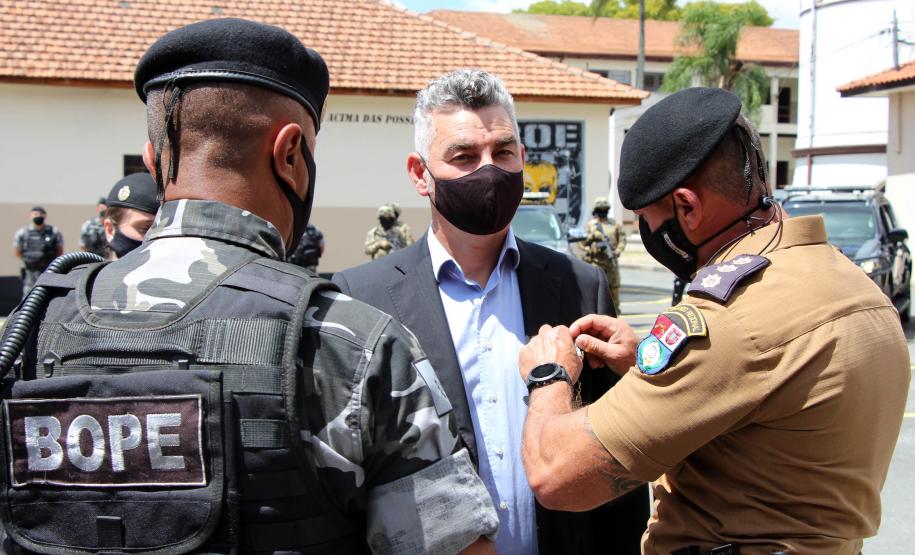 BOPE comemora 10 anos de criação com entrega de medalhas em Curitiba