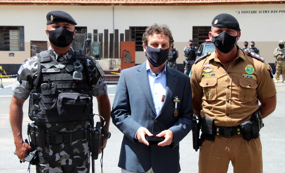 BOPE comemora 10 anos de criação com entrega de medalhas em Curitiba