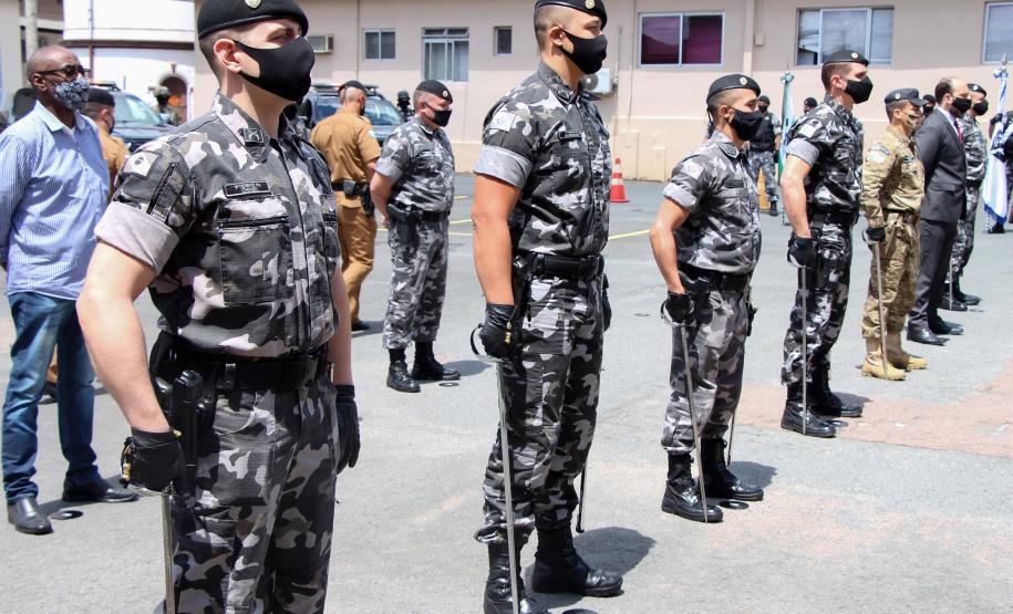 BOPE comemora 10 anos de criação com entrega de medalhas em Curitiba