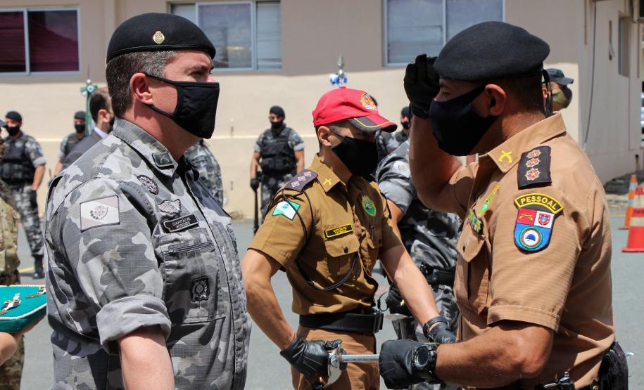 BOPE comemora 10 anos de criação com entrega de medalhas em Curitiba