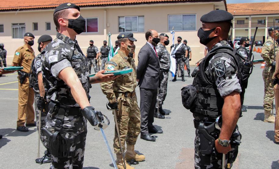 BOPE comemora 10 anos de criação com entrega de medalhas em Curitiba