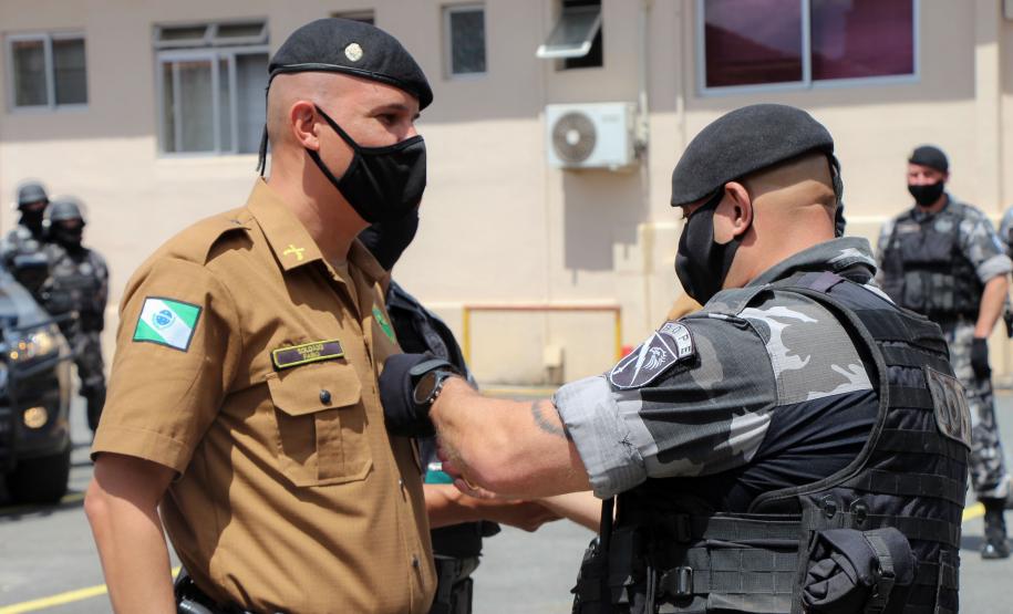 BOPE comemora 10 anos de criação com entrega de medalhas em Curitiba