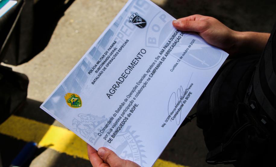 BOPE comemora 10 anos de criação com entrega de medalhas em Curitiba