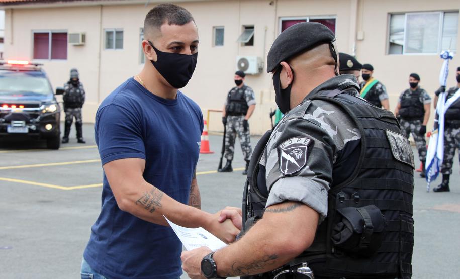 BOPE comemora 10 anos de criação com entrega de medalhas em Curitiba