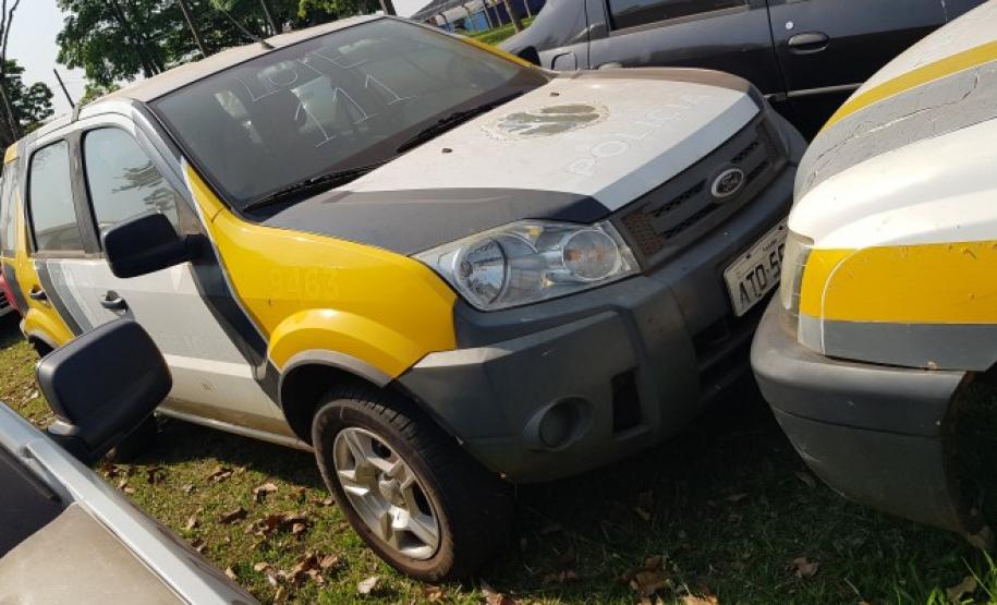 PM anuncia leilão de 146 veículos usados da região Norte do estado