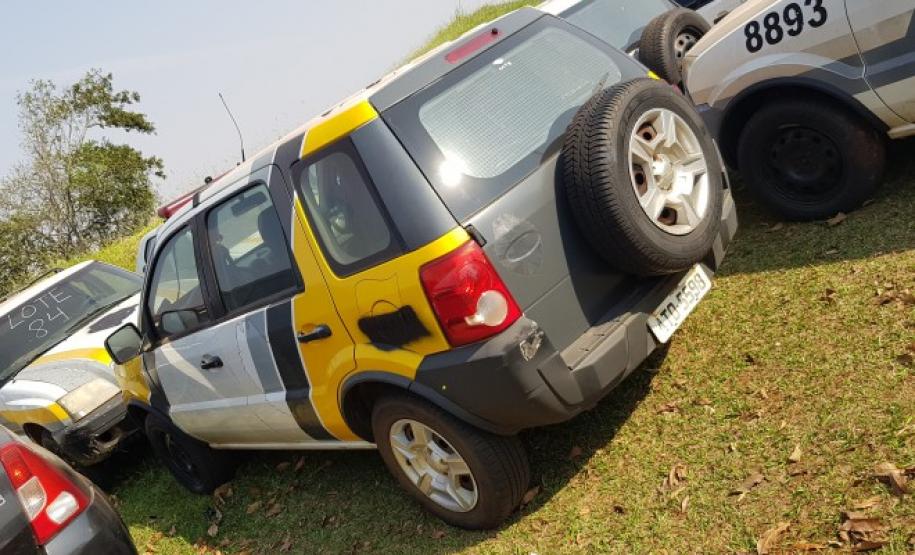 PM anuncia leilão de 146 veículos usados da região Norte do estado