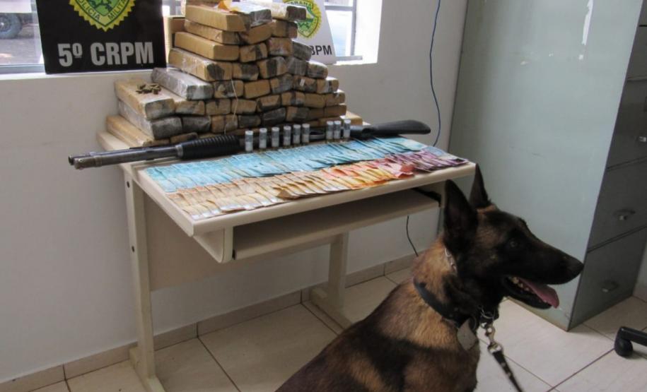 PM apreende 1,1 tonelada de maconha no domingo pela Operação Metrópolis