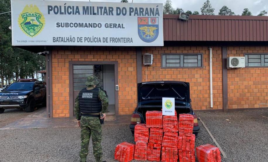 BPFron apreende maconha que iria para Cascavel e carga de agrotóxicos no Oeste do estado
