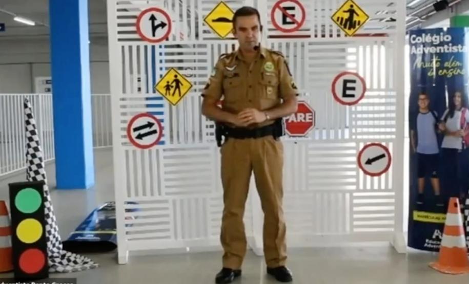 PM de Ponta Grossa promove palestra sobre educação no trânsito