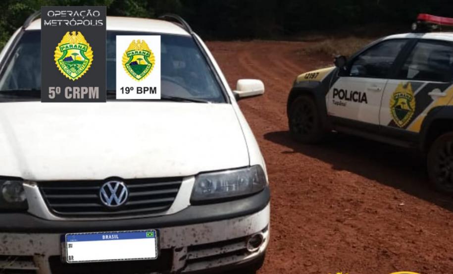 Veículos roubados e cigarros contrabandeados são apreendidos pela PM no Oeste pela Operação Metrópolis