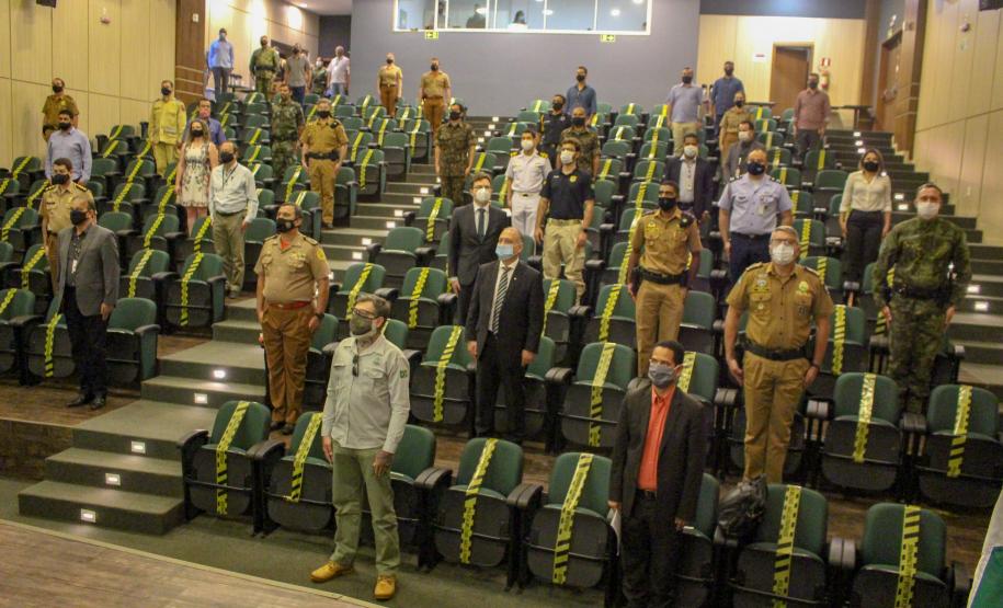 PM e Corpo de Bombeiros participam de reunião do GGIFron em Foz do Iguaçu