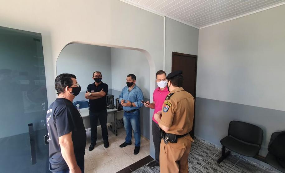 Veteranos da PM do Litoral passam a ter uma sala para atividades dentro de unidade da PM