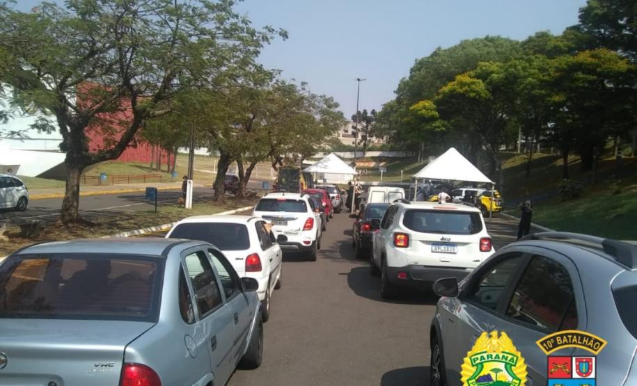 PM de Apucarana (PR) promove Drive Thru para a benção de animais; 700 animais foram abençoados