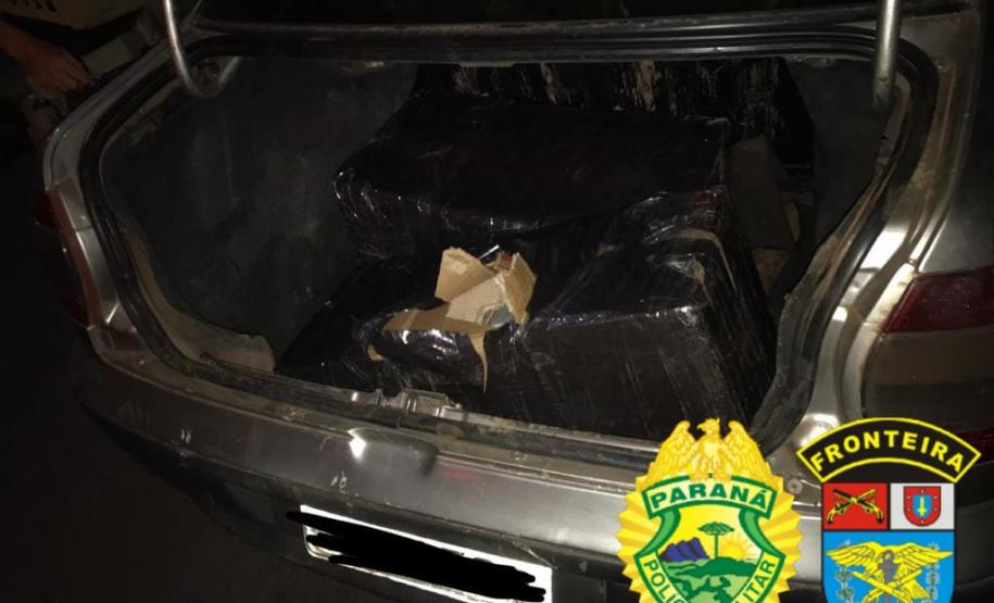 Durante a Operação Hórus, BPFron apreende mais de 3 mil essências de narguilé contrabandeadas em Foz do Iguaçu