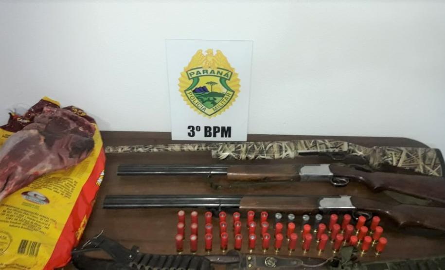 No Sudoeste, PM apreende quatro armas de fogo e drogas em situações distintas