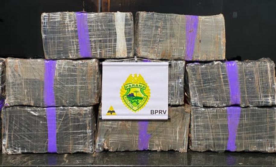 No primeiro dia da Operação Finados, BPRv apreende 165 quilos de maconha no Noroeste do estado