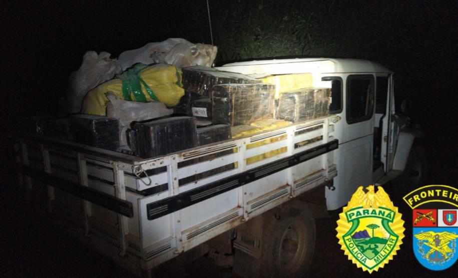 BPFron encontra quatro toneladas de maconha em chácara abandonada em Santa Helena (PR)
