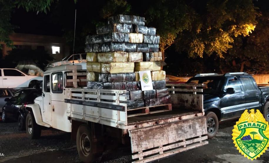 BPFron encontra quatro toneladas de maconha em chácara abandonada em Santa Helena (PR)