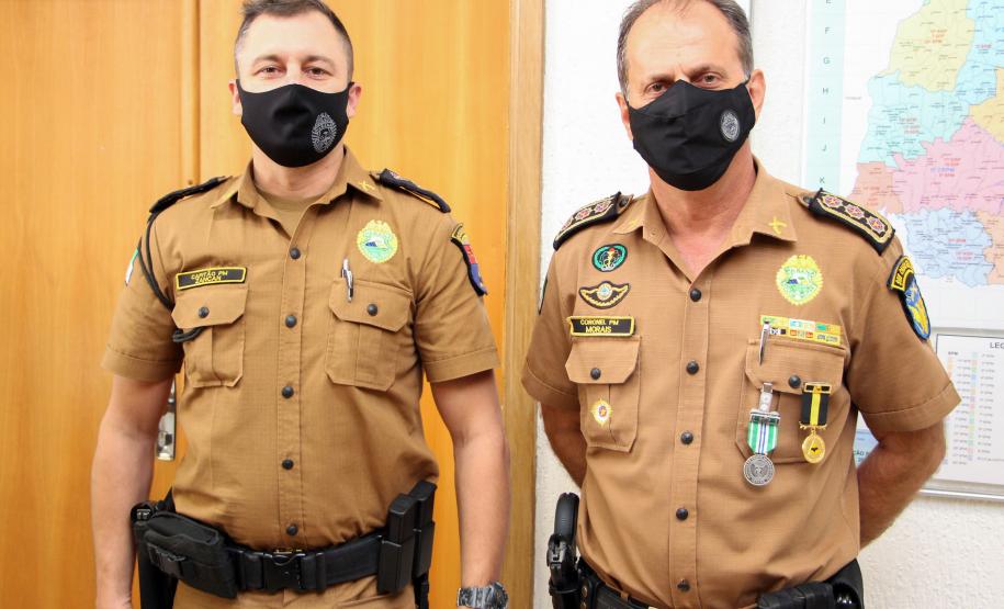 Subcomandante-Geral da PM recebe medalha Mérito Rodoviário e Mérito da Casa Militar