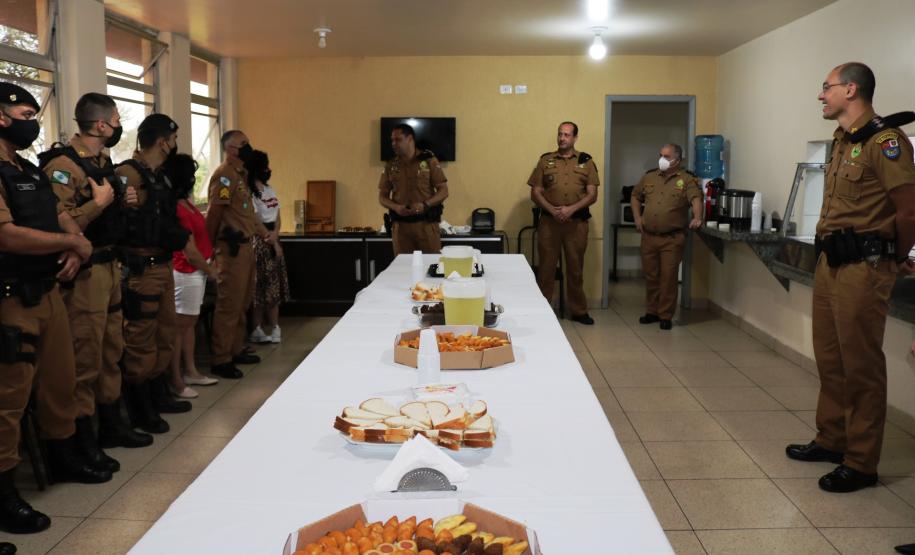 Ao completar 30 anos de serviço, policial militar é homenageado no Sudoeste do estado
