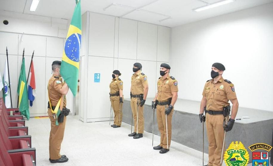 Batalhão dos Campos Gerais parabeniza oficiais promovidos ao primeiro posto