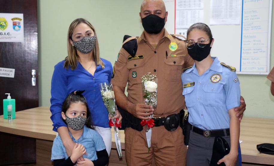 Policiais militares são homenageados pelos serviços prestados em Curitiba