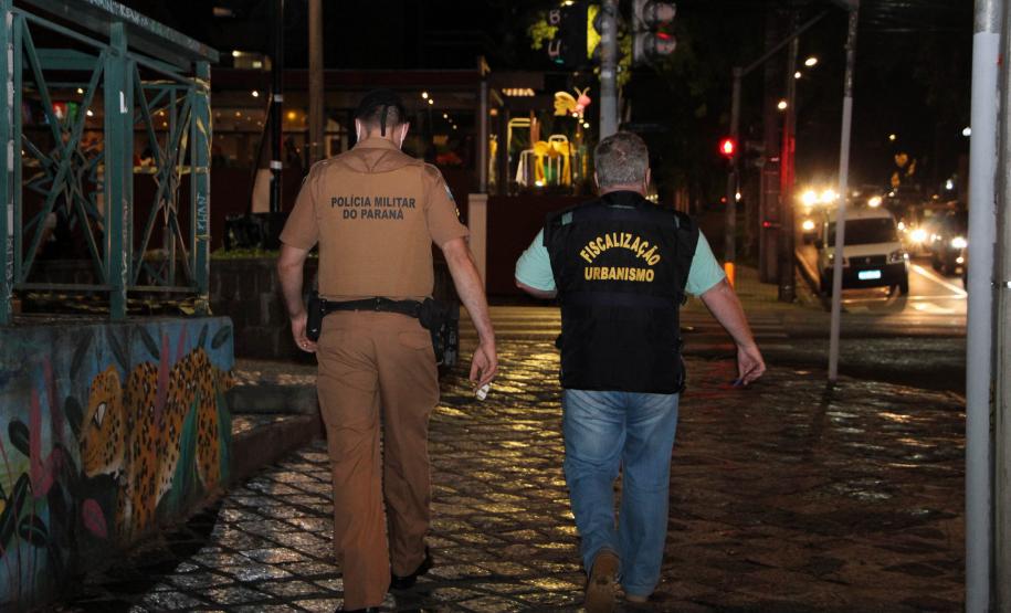 Ação Integrada de Fiscalização Urbana fecha 25 estabelecimentos comerciais em Curitiba