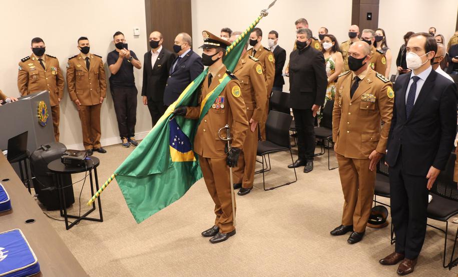 Durante solenidade, CEFID comemora 29 anos de criação com entrega de medalhas e troca de função em Curitiba